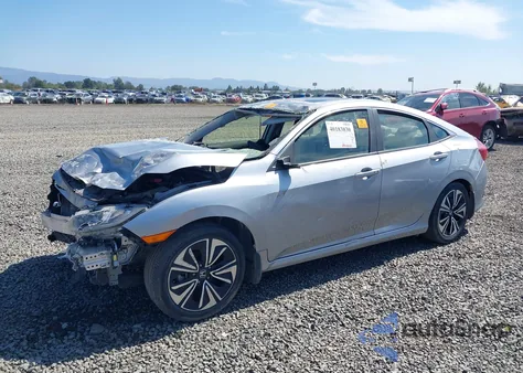 2018 Honda Civic Ex-L из США, поврежденный, VIN JHMFC1F71JX023287